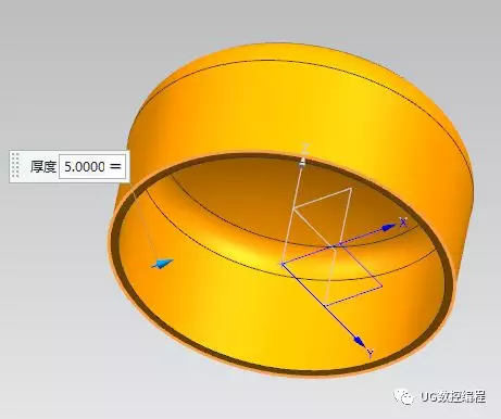 UG NX10.0编程实例，按压泵壳体的3D模型建立【转】的图6